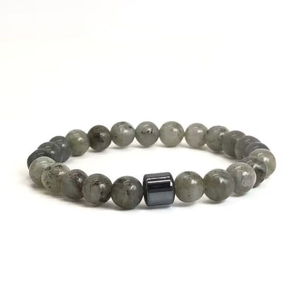 Natural Stone Lava Tiger Eye Bracelet Healing Charm Bracelet