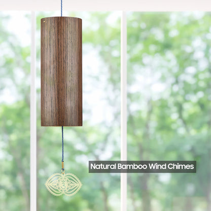 Chakra Chimes Natural Bamboo Wind Chimes Root Sacral Solar Plexus Heart Throat Third Eye Crown 164x64mm 137g 1 Wind Chime 1