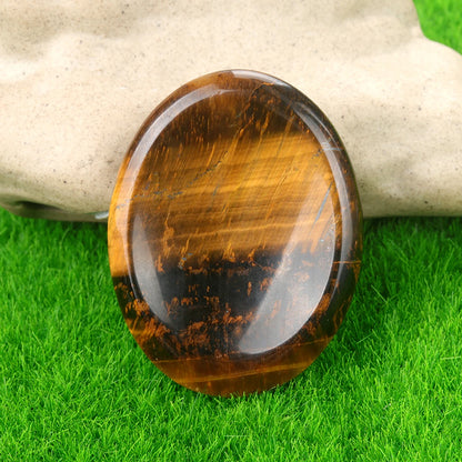 35x45mm Natural Crystal Stone Thumb Worry Oval Massage Quartz Healing Chakra Energy Therapy Meditation Spiritual Natural Gemston