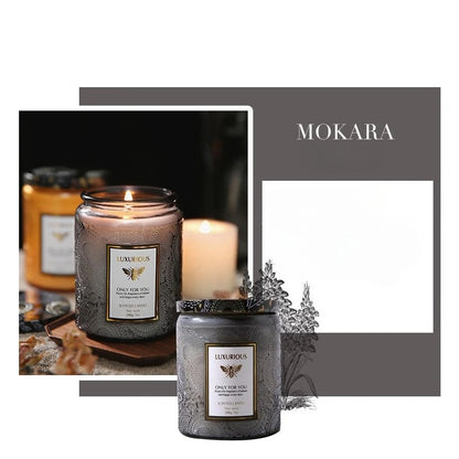 Scented Candles: Fragrant Soy Wax Candle Cans - Smokeless & Romantic Aroma