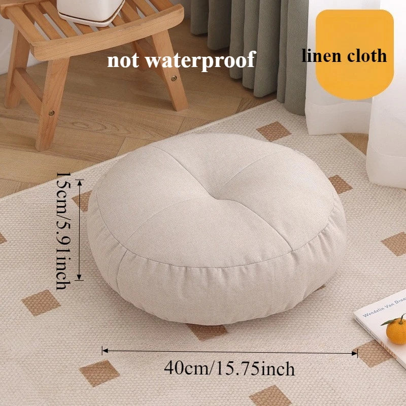 Meditation Cushion: Floor Cushion Round Meditation Yoga Seat Waterproof