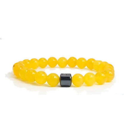Natural Stone Lava Tiger Eye Bracelet Healing Charm Bracelet