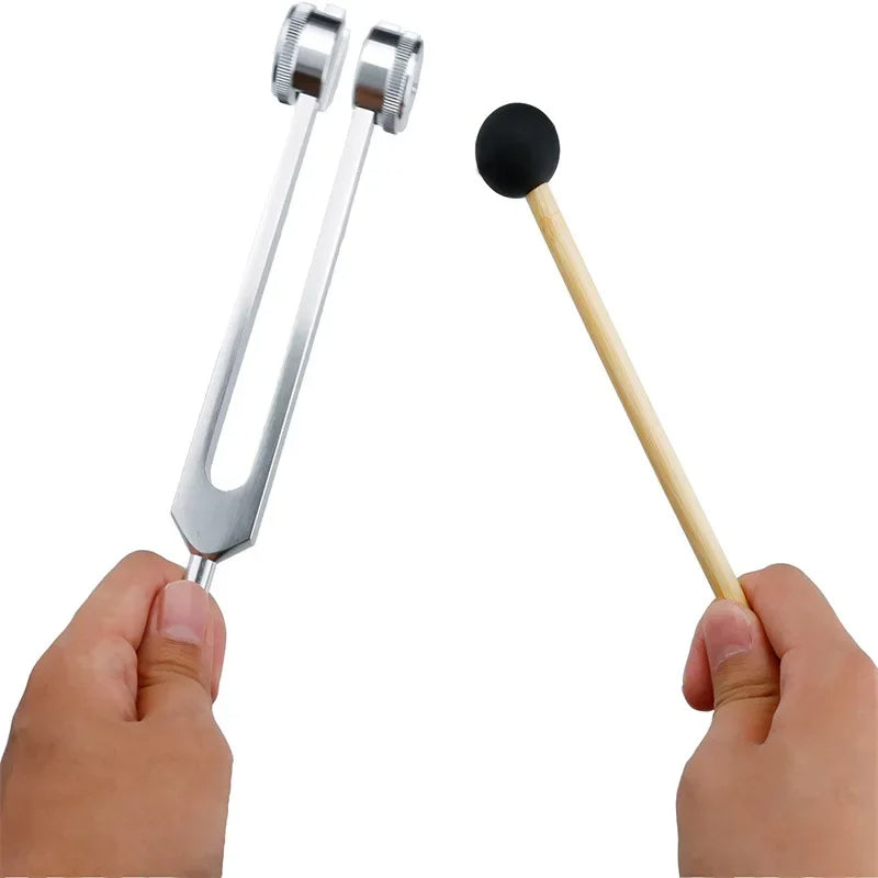 Tuning Fork: 128Hz Weighted Tuning Fork Set for Pressure Relief