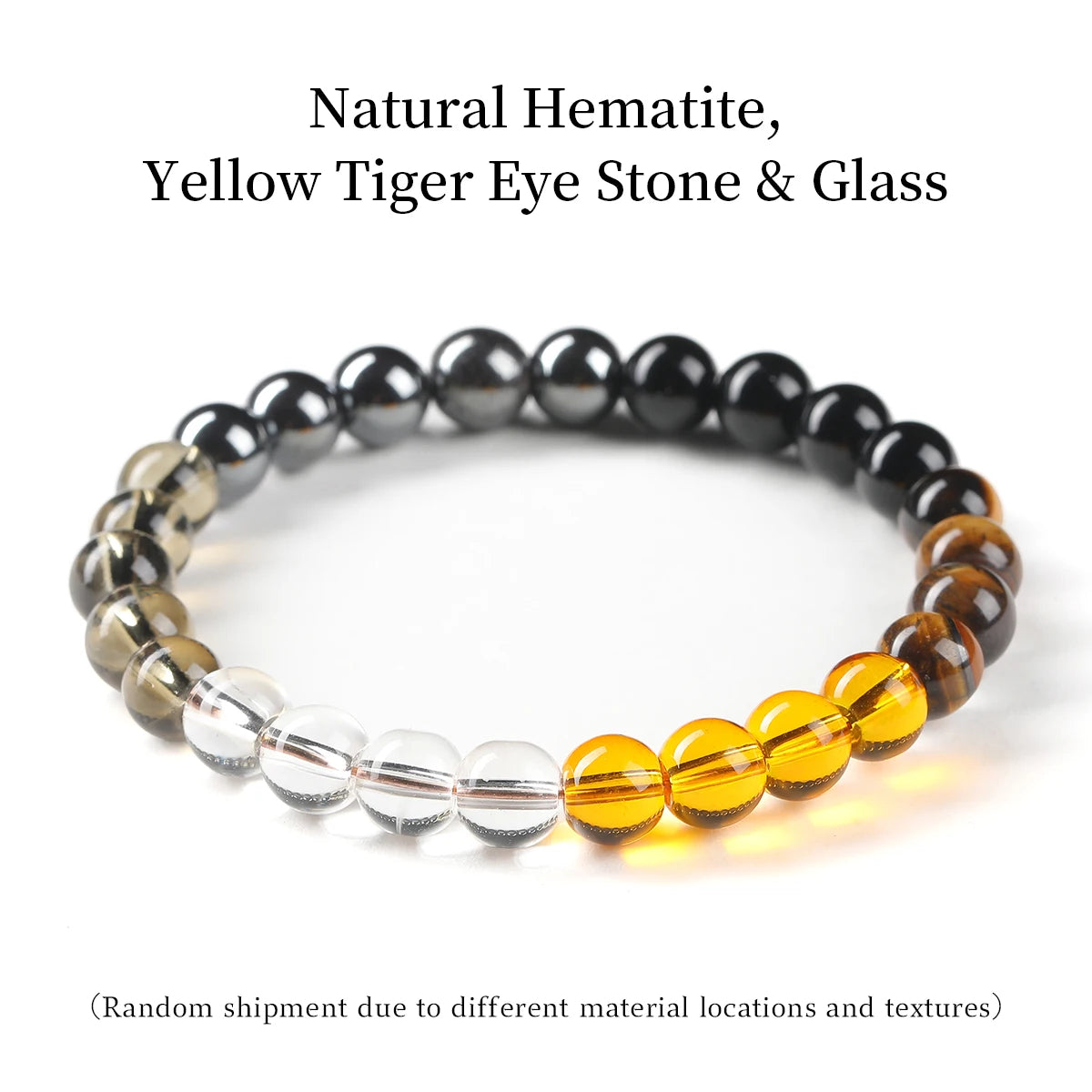 Natural Stone Healing Bracelet: 8mm Lucky Wealth Beads Jewelry