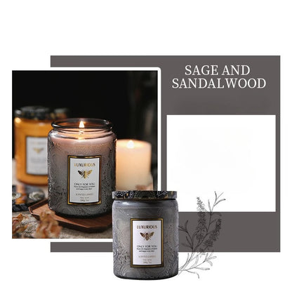 Scented Candles: Fragrant Soy Wax Candle Cans - Smokeless & Romantic Aroma