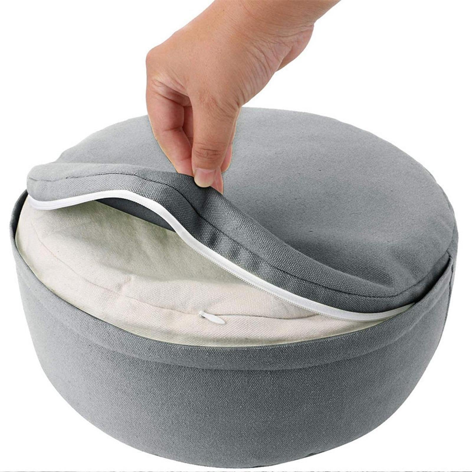 Meditation Cushion 13" Soft & Comfy Removable Cover