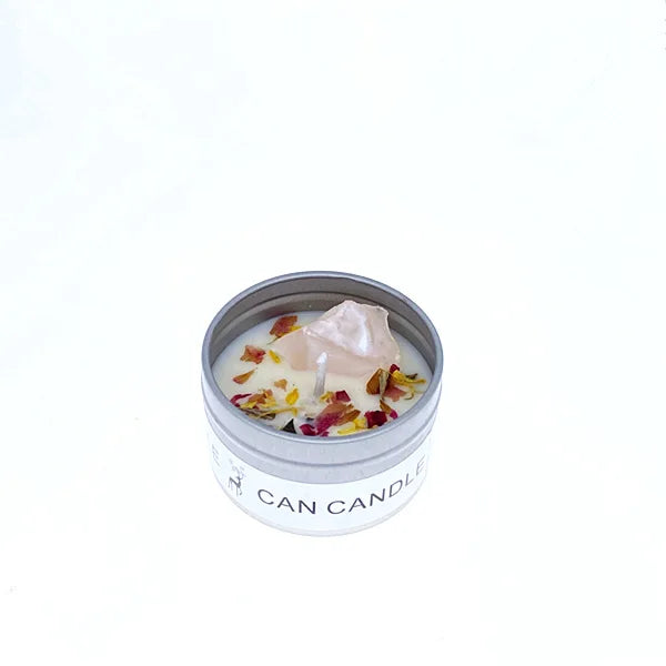 Scented Candles: Aromatherapy Soy Candles - Crystal Salt & Dried Flower Scents
