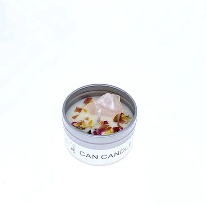 Scented Candles: Aromatherapy Soy Candles - Crystal Salt & Dried Flower Scents
