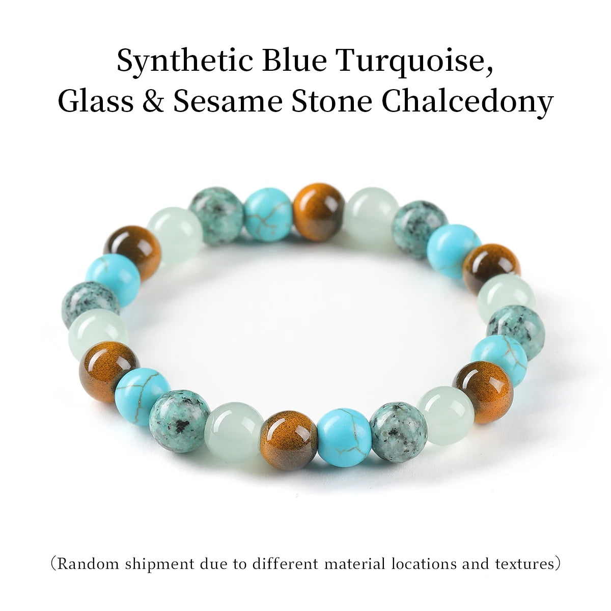 Natural Stone Healing Bracelet: 8mm Lucky Wealth Beads Jewelry