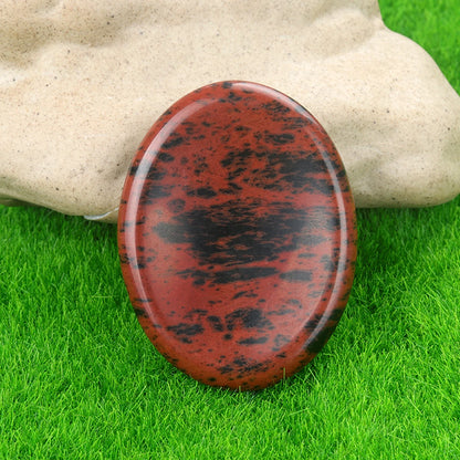 35x45mm Natural Crystal Stone Thumb Worry Oval Massage Quartz Healing Chakra Energy Therapy Meditation Spiritual Natural Gemston