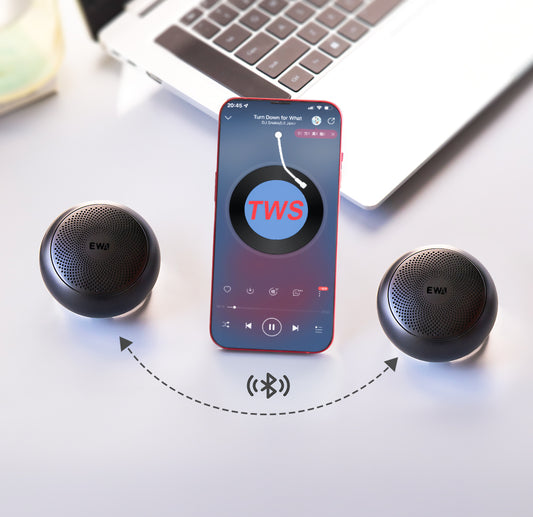 Bluetooth Speaker for Meditation: EWA A110Mini TWS - Loud Sound, Strong Bass