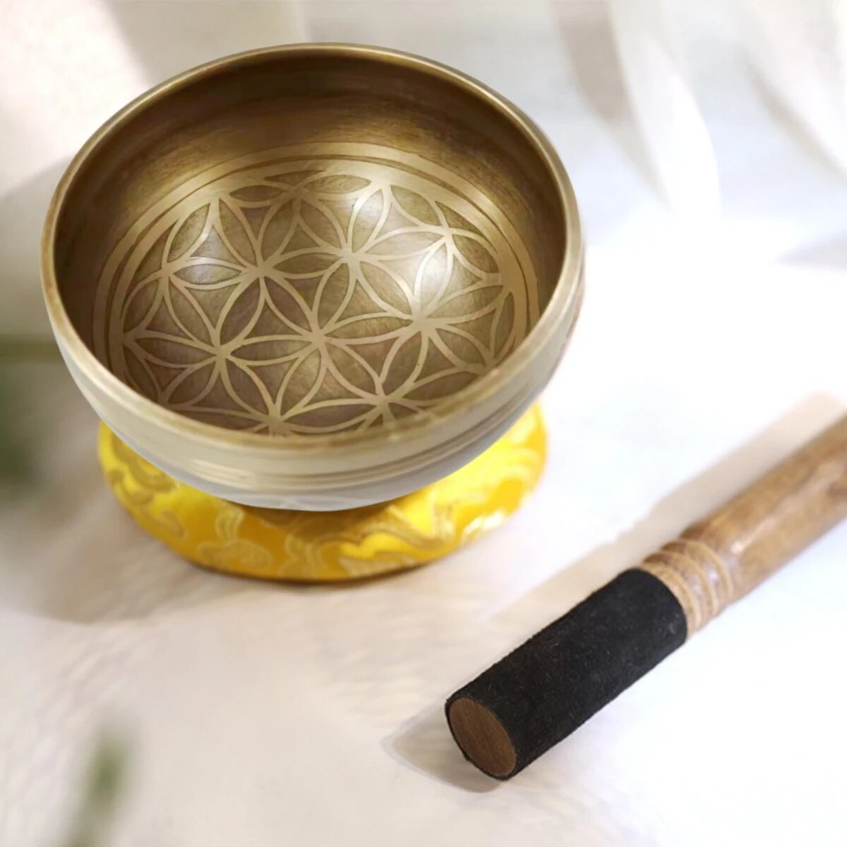 Tibetan Singing Bowl Set - Meditation & Stress Relief Gift