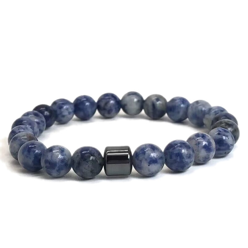 Natural Stone Lava Tiger Eye Bracelet Healing Charm Bracelet
