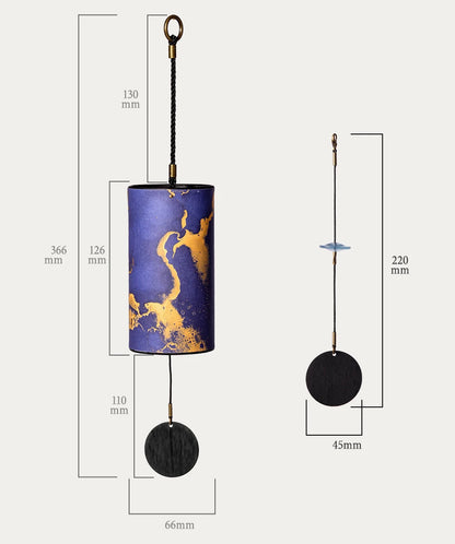 9 Tube Bamboo Wind Chime Tuned C G Am Dm Wind Bell For Outdoor Garden Zen Meditation Decor