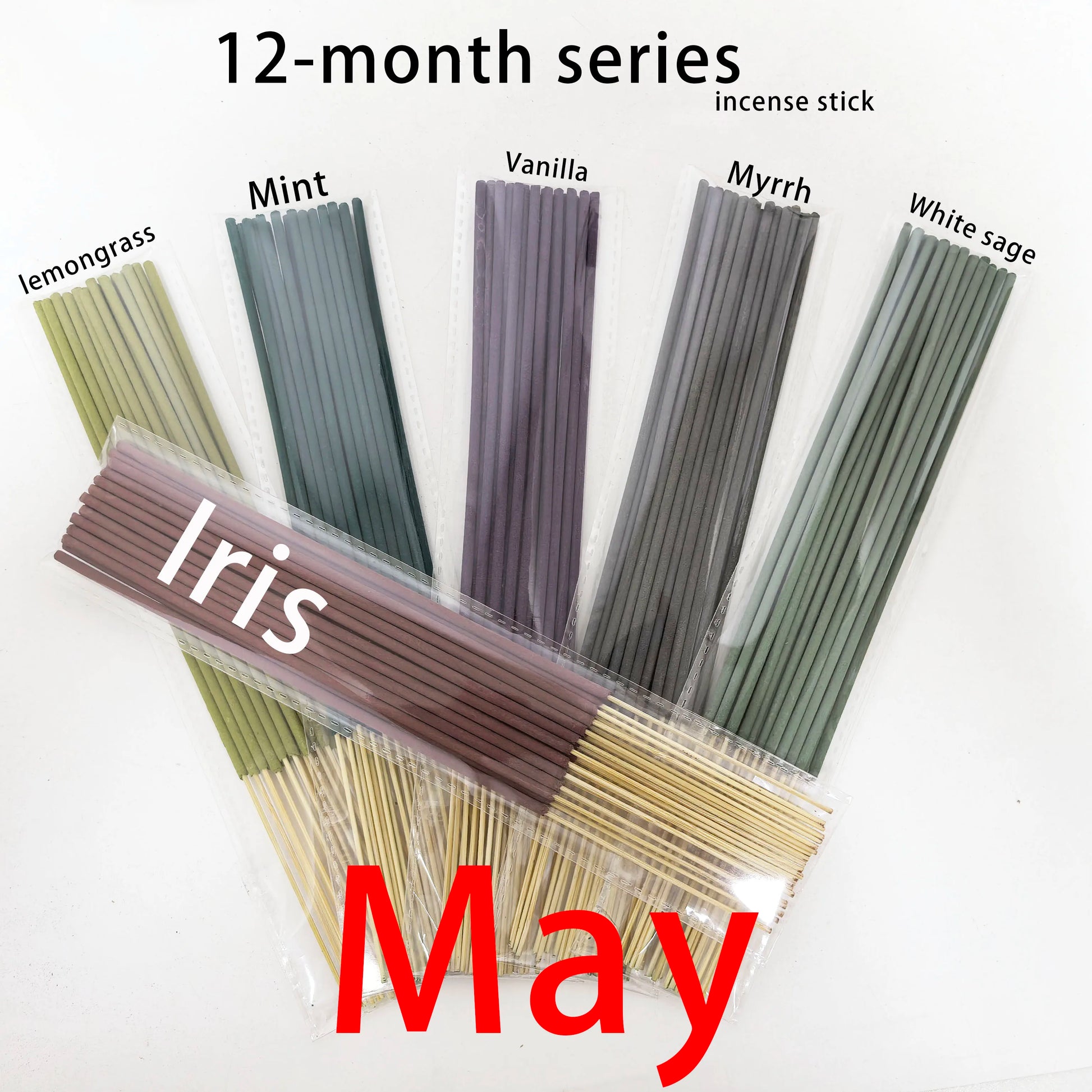 High-Quality Incense Sticks Set - 126 Sticks for Yoga & Home