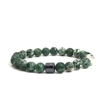 Natural Stone Lava Tiger Eye Bracelet Healing Charm Bracelet