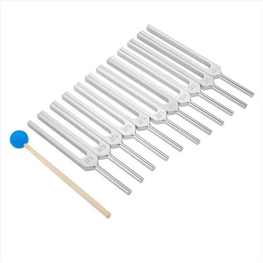 11 Tuning Forks for Healing: Complete Sound Therapy Set