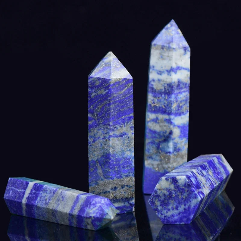 Natural Stone: Rose Quartz Amethyst Wand - Healing Crystals & Home Decor