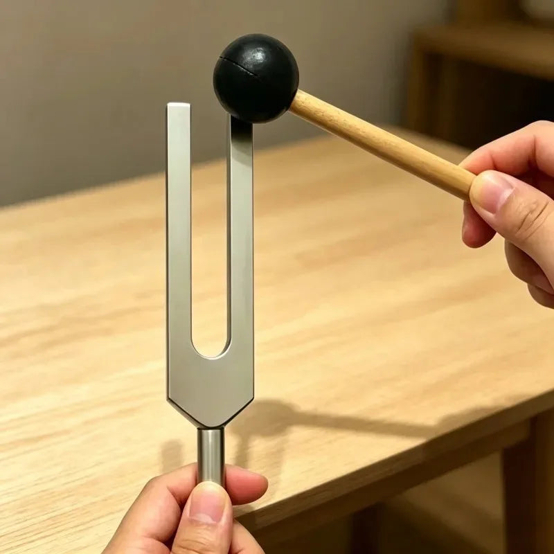 432Hz Tuning Fork Medical Chakra Tuning Forks with Resonance Box Sound Healing Meditation Hearing Tests Percussion Instruments