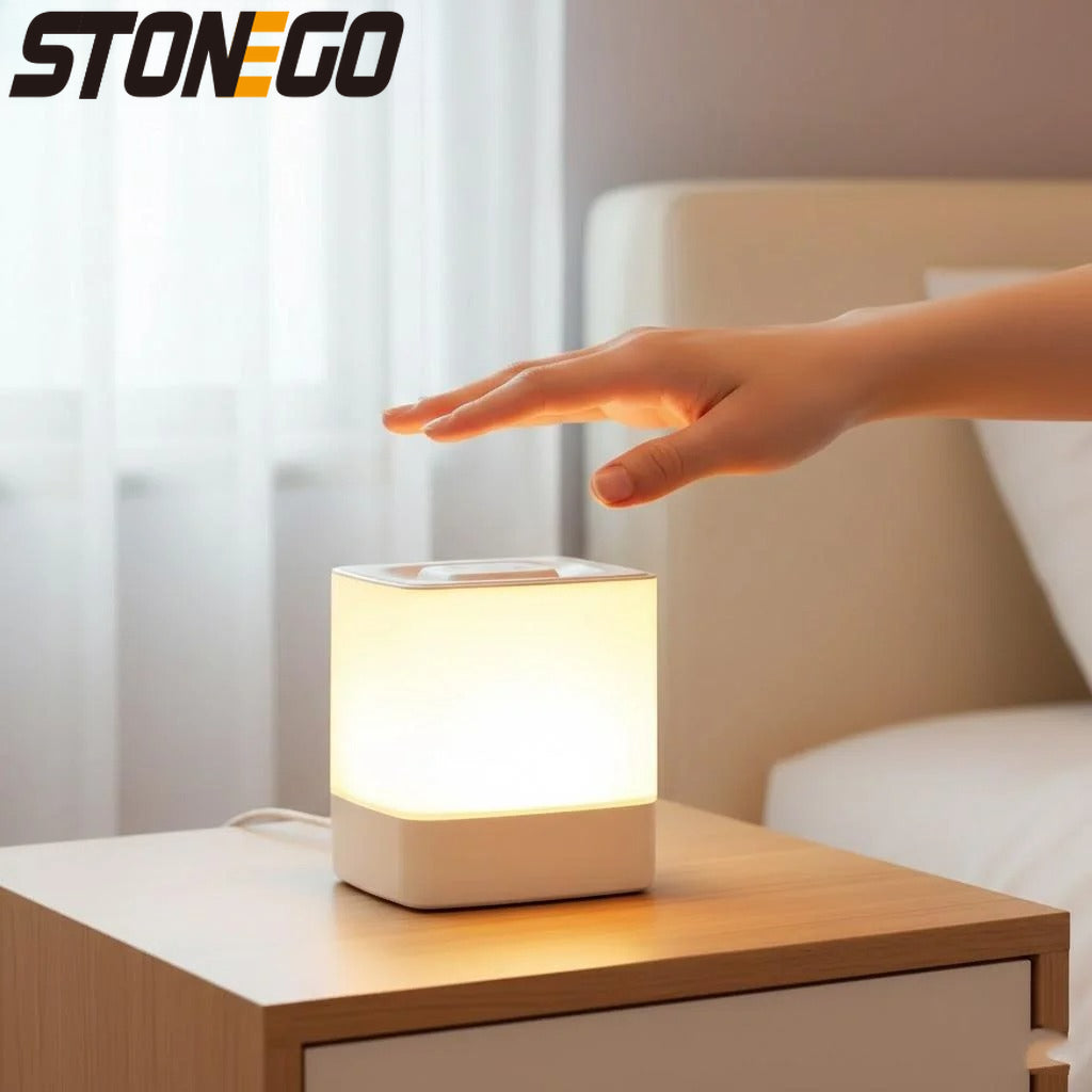Soft Night Light LED Bedside Lamp - Rechargeable & Touch Control