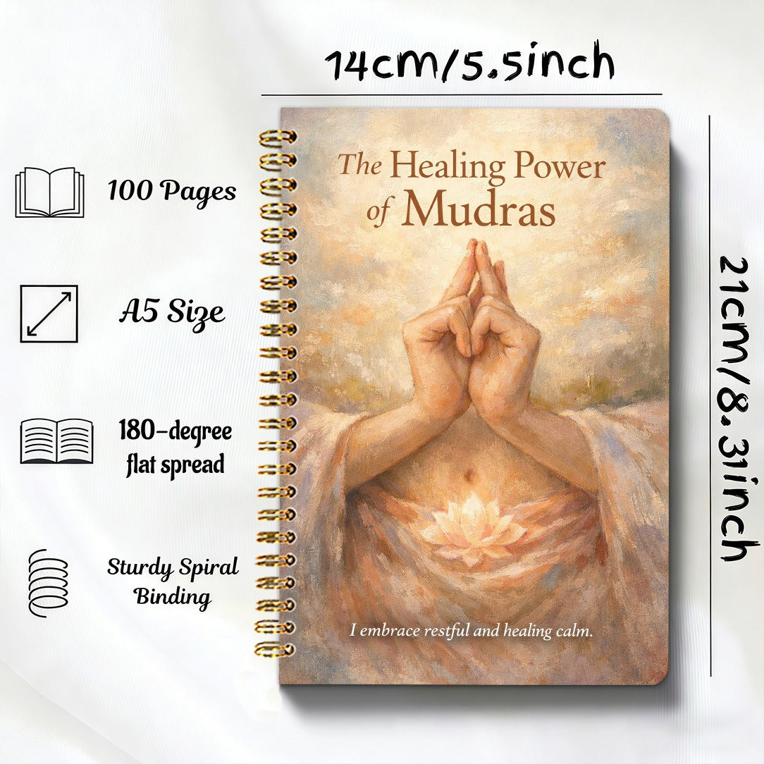 Mudras Hand Yoga Notebook: Boost Health & Wellness Book