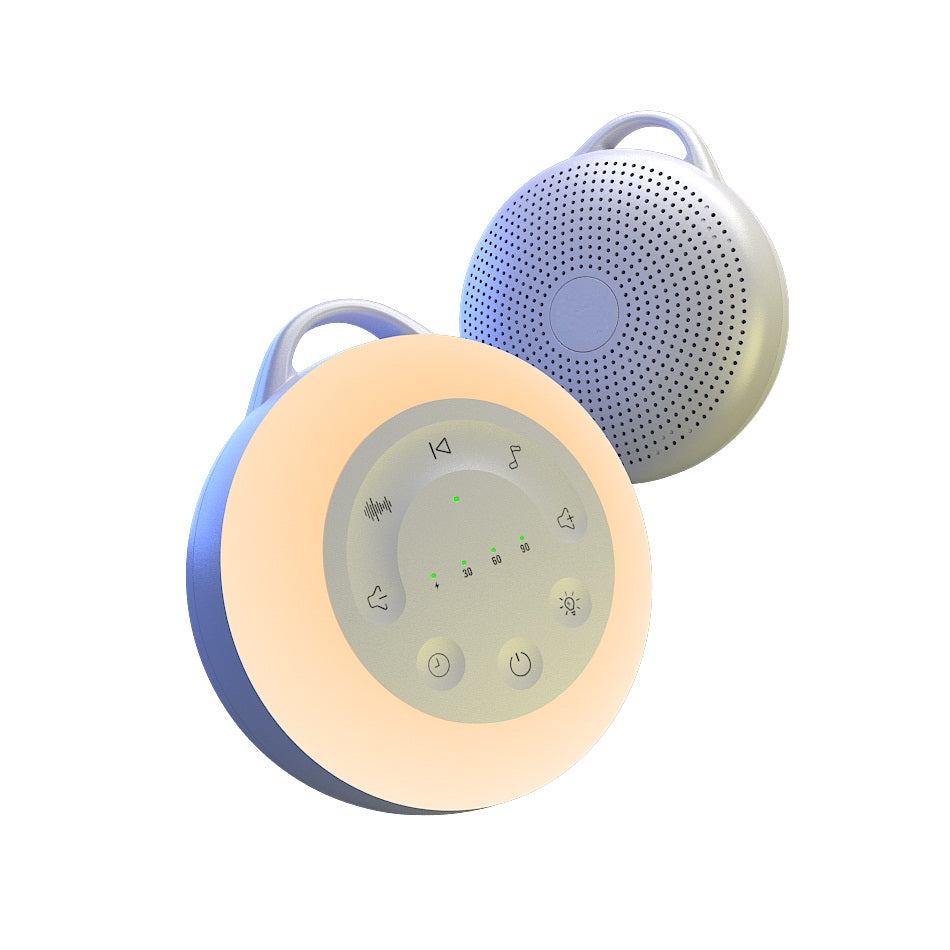 White Noise Sound Machine with RGB Light & Timer for Sleep