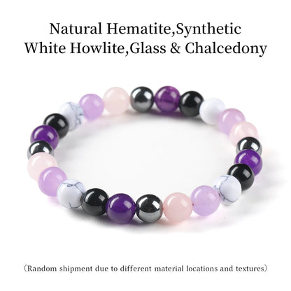 Natural Stone Healing Bracelet: 8mm Lucky Wealth Beads Jewelry