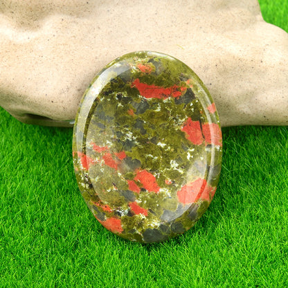 35x45mm Natural Crystal Stone Thumb Worry Oval Massage Quartz Healing Chakra Energy Therapy Meditation Spiritual Natural Gemston