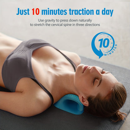 Neck Pillow: Cervical Traction Device - Relax Neck & Shoulder Alignment