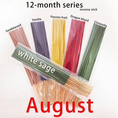 High-Quality Incense Sticks Set - 126 Sticks for Yoga & Home