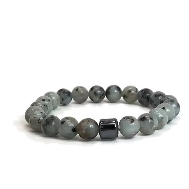 Natural Stone Lava Tiger Eye Bracelet Healing Charm Bracelet