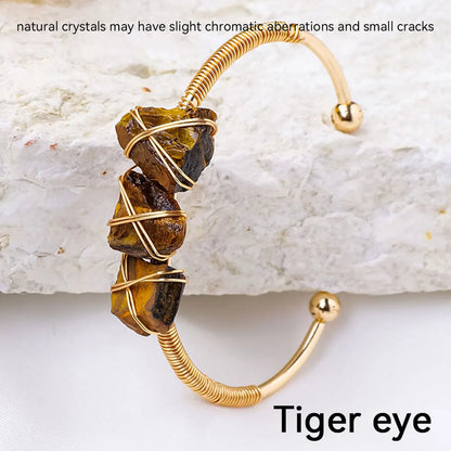 Crystal Bracelet: Natural Crystal Healing Bracelet - Women's Protection & Reiki