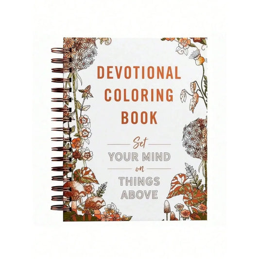 Devotional Coloring Book: 75 Inspiring Illustrations