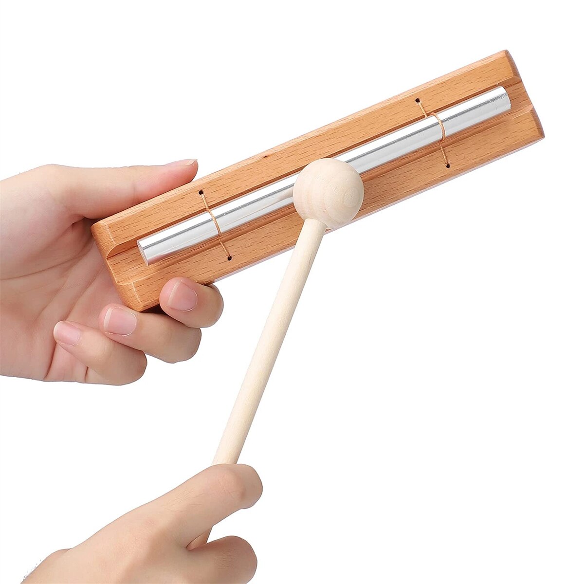 Phoneme Meditation Chimes: The Original Guaranteed Musically Tuned Wind Zenergy Hand Chime for Classrooms Meditation Mindfulness