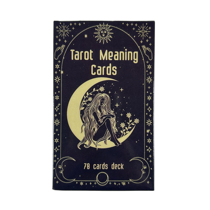 Fortune Telling Tarot Cards 78-Deck: Beginner's Pocket Divination Set