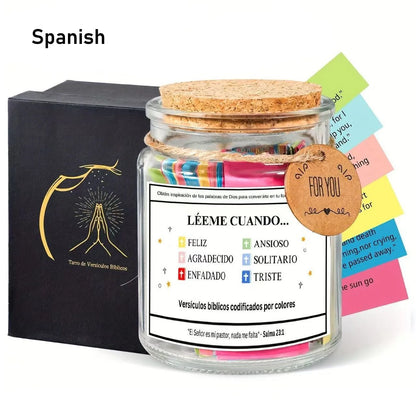 Bible Verse Jar: Multilingual Car Prayer Decor