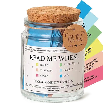 Bible Verse Jar: Multilingual Car Prayer Decor