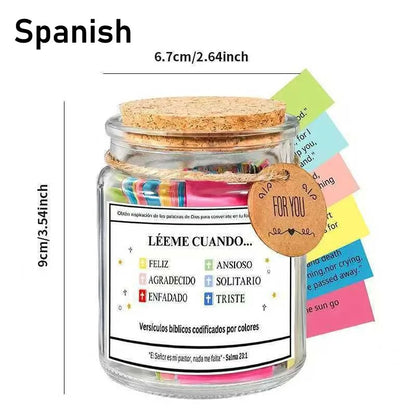 Bible Verse Jar: Multilingual Car Prayer Decor