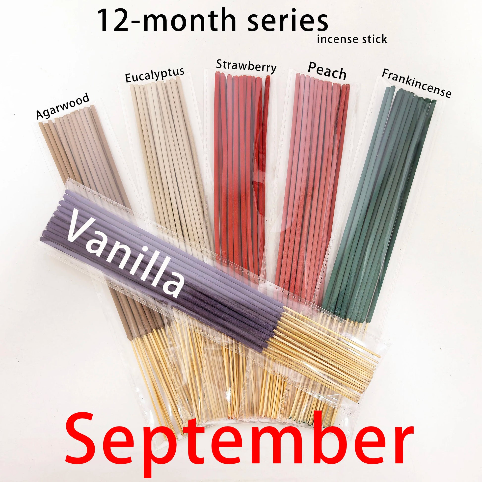 High-Quality Incense Sticks Set - 126 Sticks for Yoga & Home