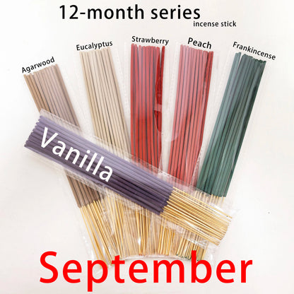 High-Quality Incense Sticks Set - 126 Sticks for Yoga & Home