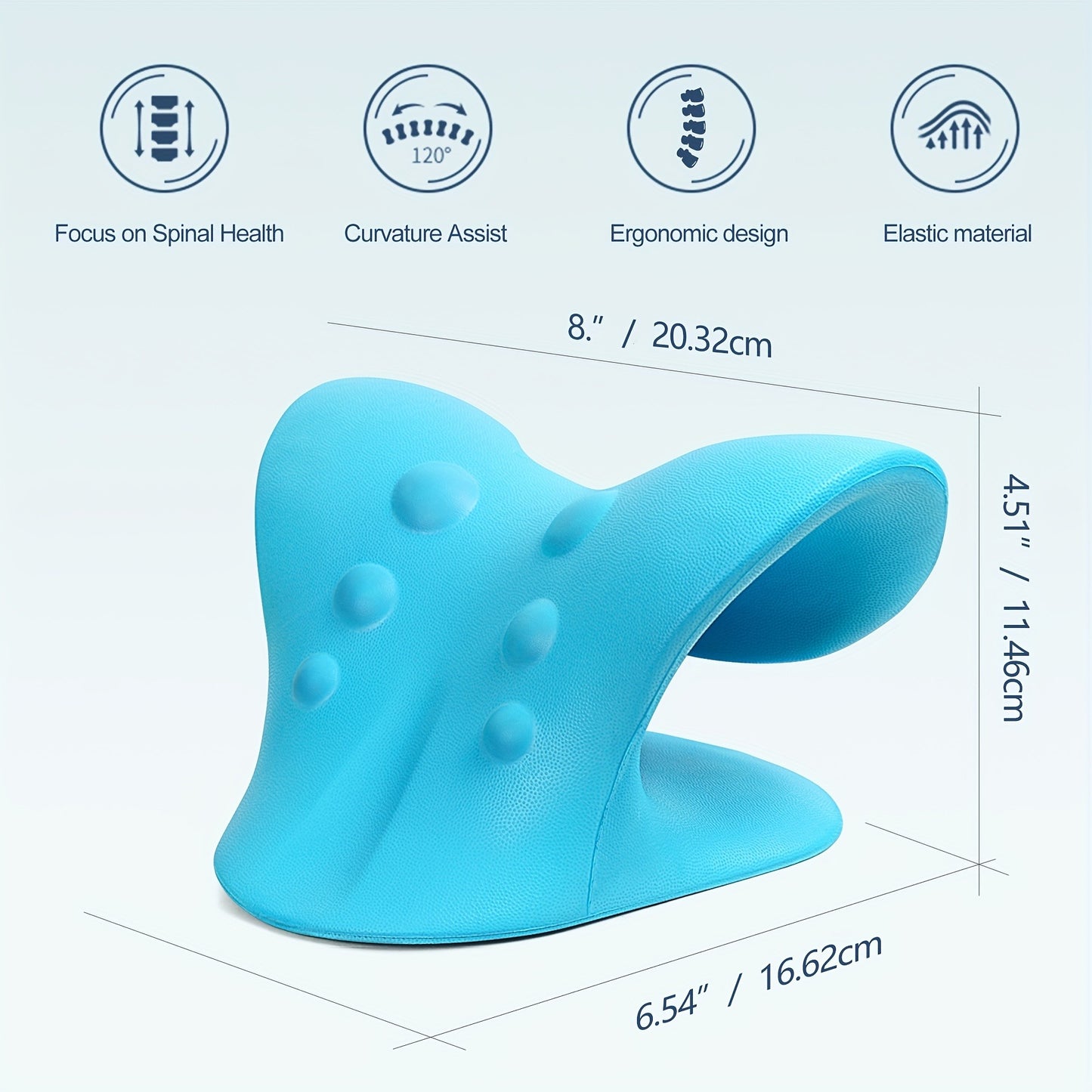 Neck Pillow: Cervical Traction Device - Relax Neck & Shoulder Alignment
