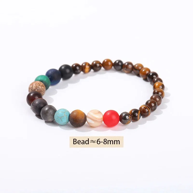 Eight Planets Chakra Bracelet - Universe Balance Wristband