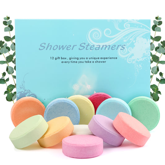 Aromatherapy Shower Steamers - 12 Mint Eucalyptus Bombs