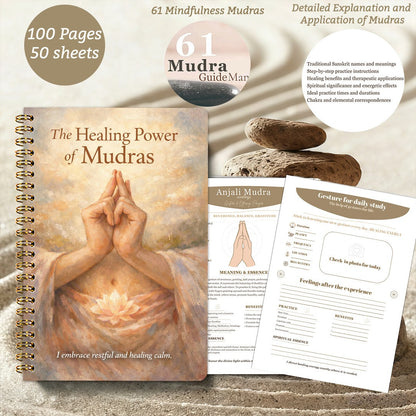 Mudras Hand Yoga Notebook: Boost Health & Wellness Book