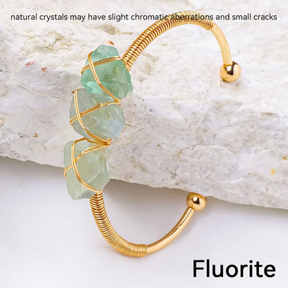 Crystal Bracelet: Natural Crystal Healing Bracelet - Women's Protection & Reiki