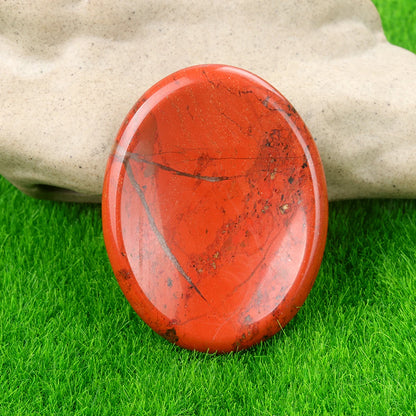 35x45mm Natural Crystal Stone Thumb Worry Oval Massage Quartz Healing Chakra Energy Therapy Meditation Spiritual Natural Gemston