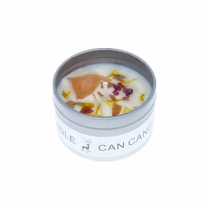 Scented Candles: Aromatherapy Soy Candles - Crystal Salt & Dried Flower Scents
