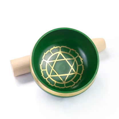 Nepal Colored Buddhist Tibetan Bowl Audio Healing Soul Relaxation Yoga Meditation Dharma Utensils 7 Chakra Copper Bowl Ornaments